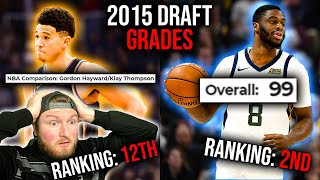 Looking Back At CRAZY 2015 NBA Draft Grades