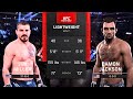 Jim Miller vs Damon Jackson FULL FIGHT | UFC 5 AI Simulation (CPU vs CPU)