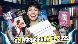 22 libros que quiero leer en 2022 ✨