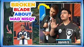 G2 BrokenBlade About MAD Nisqy After G2 vs MAD 👀