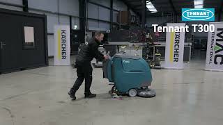 Walk Around | Tennant T300 Walk Behind Floor Scrubber Dryer | Alpha Power Cleaners