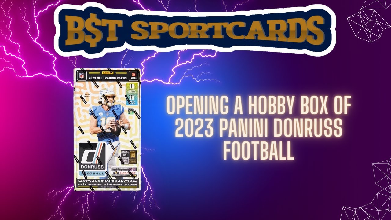 🏈Opening A Hobby Box Of 2023 Panini Donruss Football🏈 - YouTube