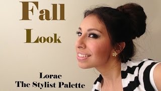 Fall eyes Ft.Lorac The Stylist Palette (look 1)