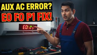 AUX Inverter AC All Error Codes Explained | E0, E1, F0, P1 Complete Troubleshooting Guide