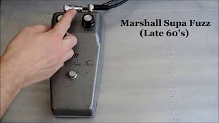 Marshall Supa fuzz, vintage from the late 60's