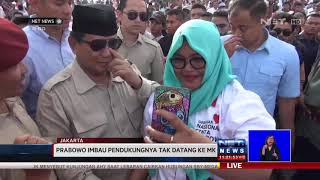 Prabowo Imbau Pendukungnya Tak Datang ke MK - NET NEWS