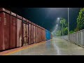 the beautiful poradaha station full hd video darshana bound indian bcn goods train passing slowly