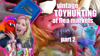 TOYHUNTING at flea markets part 2 G1, G3, G4 My little Pony, My Pet Monster, Polly Pocket knock-off