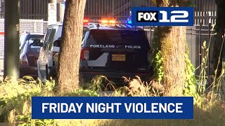 Woman severely beaten; man arrested as Portland police respond to multiple calls Friday night