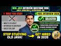 Real Java Interview Questions 2026: Java 8, Spring Boot, DSA & System Design