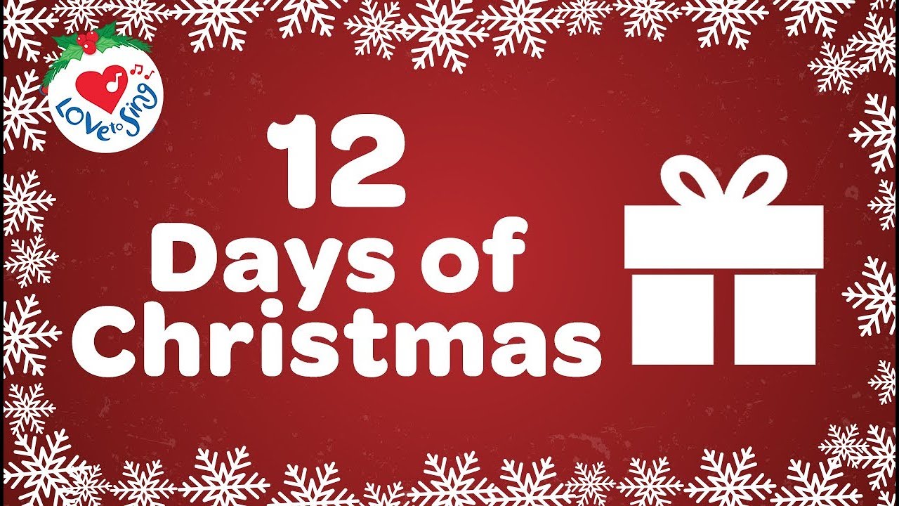 12 Days Of Christmas With Lyrics | Christmas Songs And Carols - YouTube ...