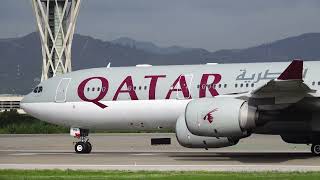 [4K] Qatar Amiri Flight A340-500 VIP Barcelona-El Prat