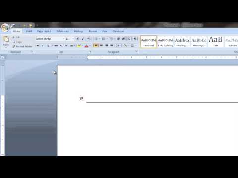 How to Create a Long Line in Microsoft Word : Tech Vice How to Create a Long Line in Microsoft Word : Tech Vice