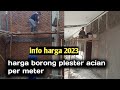 harga borong bangunan plester aci per meter tahun 2023 oleh tukang bangunan