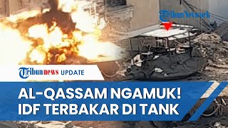 Israel Kecolongan! Sniper Al-Qassam Gerilya, Tentara IDF Meledak Berkeping-keping di Dalam Tank