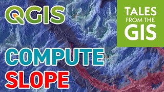 Create a SLOPE MAP with QGIS 3 using a digital terrain model