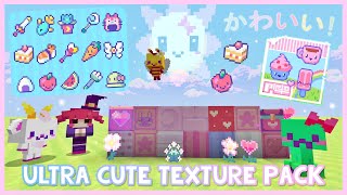 Ultra Cute Texture Pack ♡ REVIEW 1.18 ✰ Minecraft Bedrock