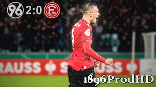 DFB Pokal 2. Runde 2021/22 | Hannover 96 - Fortuna Düsseldorf | 2:0 | Maximilian Beier | ᴴᴰ