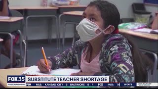 Substitute teacher shortage