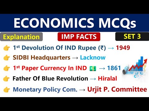 Economics Static GK | Set 3 | Economics Gk MCQs | Most Important ...