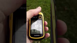 Garmin Etrex 10 GPS tutorial - Tracklog navigation part 1 of 3
