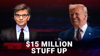 Humiliation for ABC News as it’s forced to pay Trump $15 million after Stephanopoulos lies