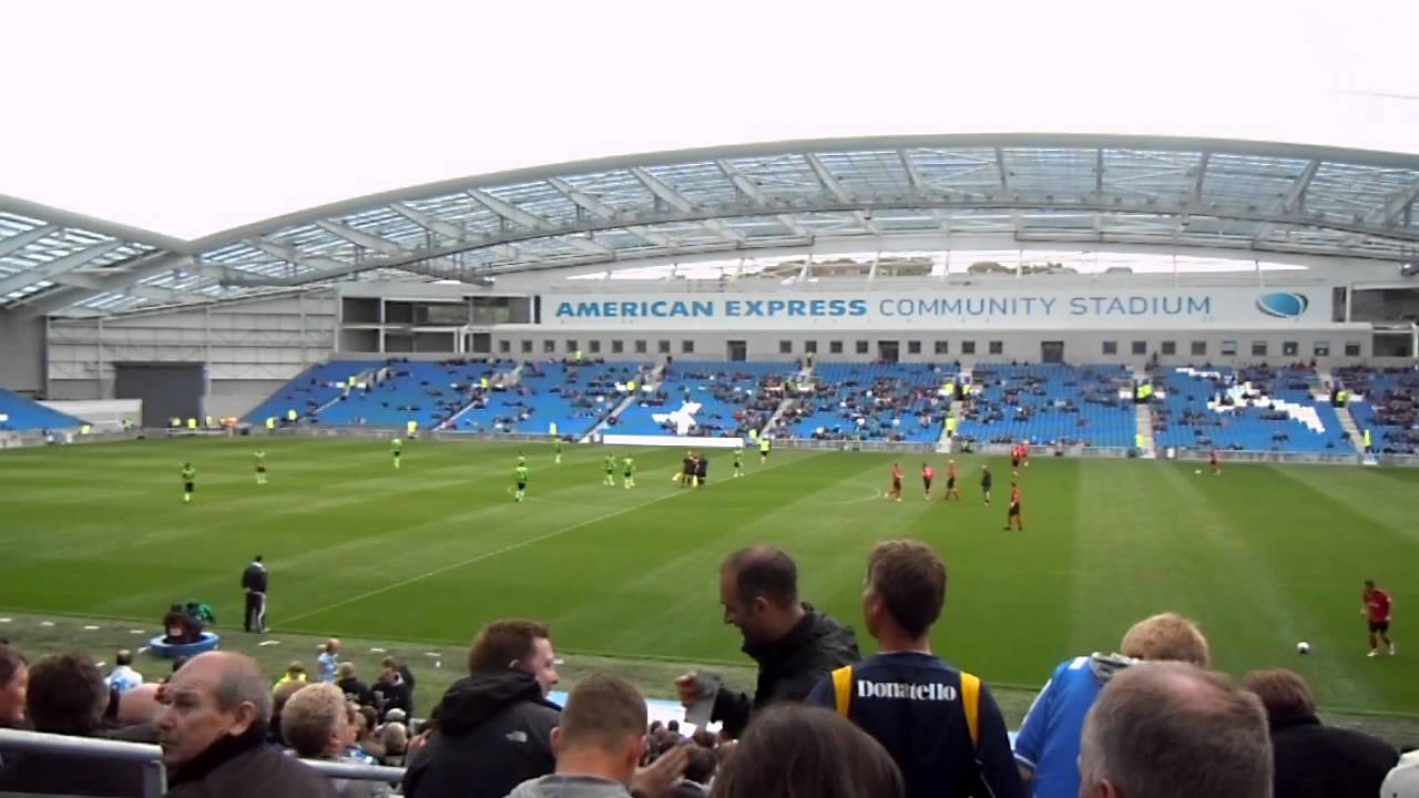 Brighton And Hove Albion V Eastbourne B SSCF-Kick Off At The Amex - YouTube