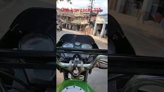 old kawasaki 115 riding.    #bike #viral #shots #shortvideo