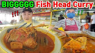 Big Fish Head Curry For the First Time! - Unforgettable Strong Curry Flavor! - M