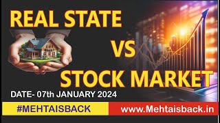 Real State vs Stock Market ? किस्मे Invest करने से मिलेगा ज्यादा Profit ? @Ashutosh Mehta