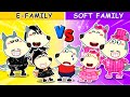 Lycan Was Adopted by E-Family vs Soft Family 🐺 Cartoons for Kids | LYCAN - Arabic