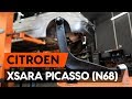 How to change front suspension arm / front control arm on CITROEN XSARA PICASSO (N68) [AUTODOC]