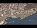 85「空から眺める日本の都市」山口県下関市【グーグルアーススタジオ】