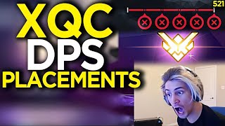 xQc Role Queue DPS Only Placement Result - Overwatch Funny Moments 521
