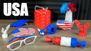 4th of July Themed Things to 3D Print First