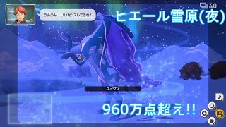 [Newポケモンスナップ]ヒエール雪原(夜)ルートスコア9,681,204点(世界20位)