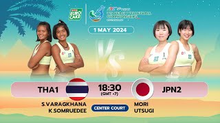 [ Live Center Court ] THA VS JPN2 : 5th Asian U19 Beach Volleyball Championships