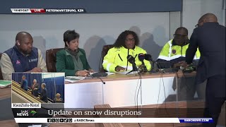 KZN government updates on snow disruptions