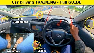 Part 7 | Car Driving Training \u0026 Left Side Right side Judgement in Car Steering Control for Beginners