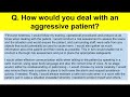 nhs healthcare assistant interview questions and answers pass your hca interview