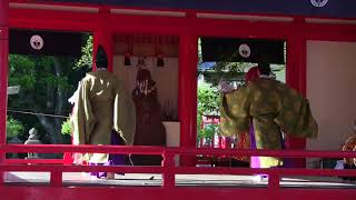 春日神社春季大祭 本祭 櫟木神楽座『天の岩戸開』