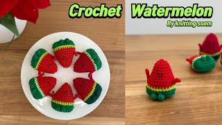 세상에서 가장 귀여운 수박뜨기!! CROCHET WATERMELON