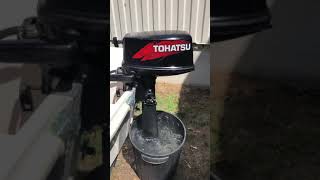 5hp Tohatsu Long Shaft 2009 model