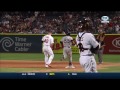 nyy@cle ramirez slides to snare a grounder at second