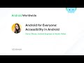 Android for Everyone: Accessibility in Android with Sierra OBryan