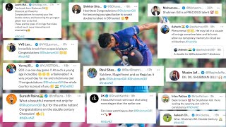 Lot of Cricketers tweet on shubman gill for 208 innings | Cricketers Reaction on Shubman gill 200