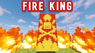 Fire King Minecraft Banner Tutorial!