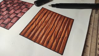 wood rendering by marker | for architecture