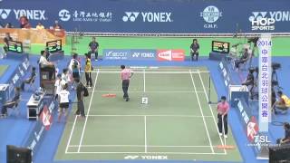 20140718TAIPEI OPEN QF XD陳潤龍 +謝影雪(港)vs羅納德+蜜菈媞(印尼)