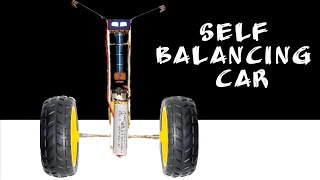 How To Make Self Balancing Car Without Arduino || New Invention